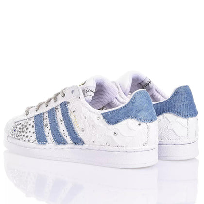 Adidas Superstar Boho Denim Superstar Special,Swarovski