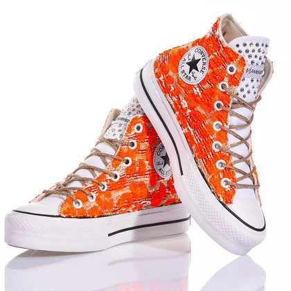 Converse Platform Orange Leo Platform Animalier,Special,Swarovski