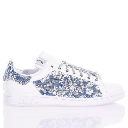 Adidas Stan Smith Flower Jeans Stan smith Special,Swarovski