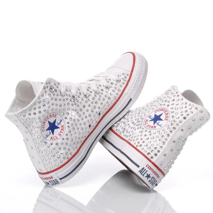 Converse Swarovski Bianca Chuck Taylor Hi Swarovski