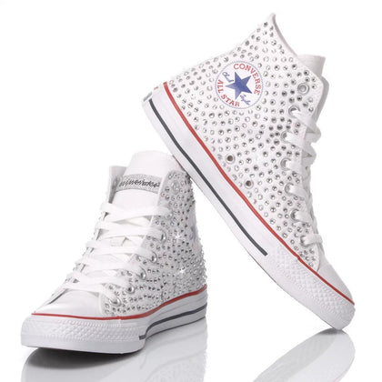 Converse Swarovski Bianca Chuck Taylor Hi Swarovski