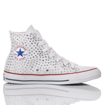 Converse Swarovski Bianca Chuck Taylor Hi Swarovski