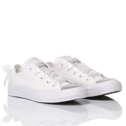 Converse Swarovski Lady White Ox Chuck Taylor Hi Swarovski
