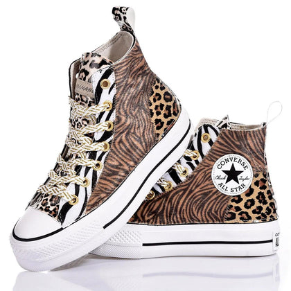 Converse Platform Jungle Mix Platform Animalier