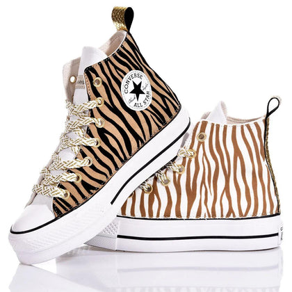 Converse Platform Zebra Glam Platform Animalier