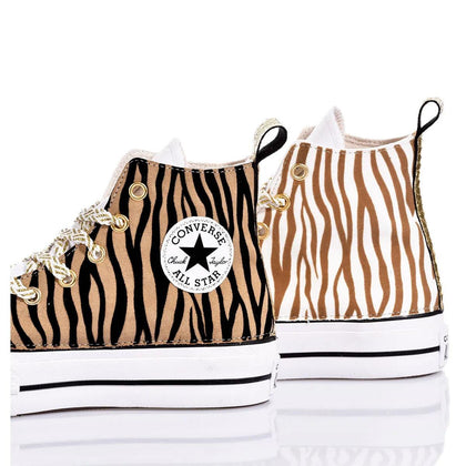 Converse Platform Zebra Glam Platform Animalier