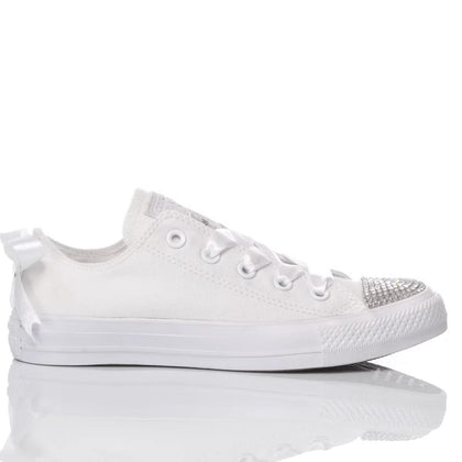 Converse Swarovski Lady White Ox Chuck Taylor Hi Swarovski