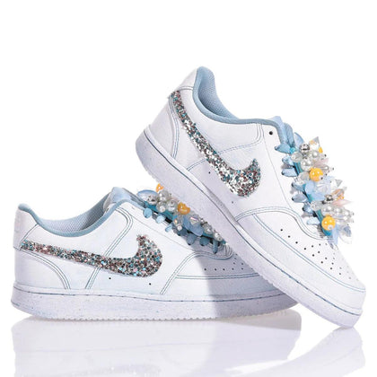 Nike Light Blue Ice Court Vision Glitter,Special