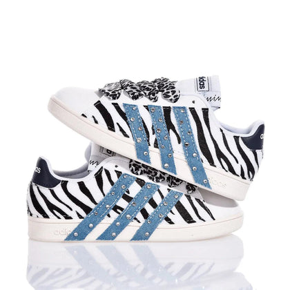 Adidas Junior Zebra Glam Animalier,Swarovski
