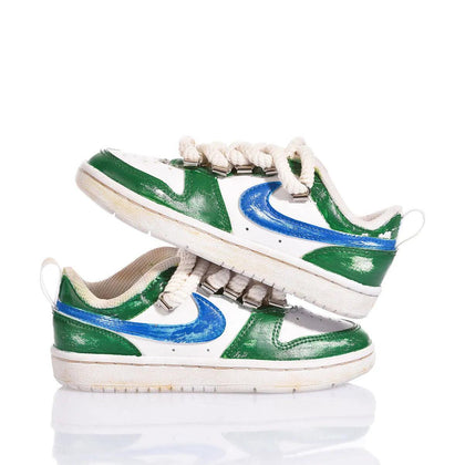 Nike Junior Green Vintage Court Vision Dipinto,Special