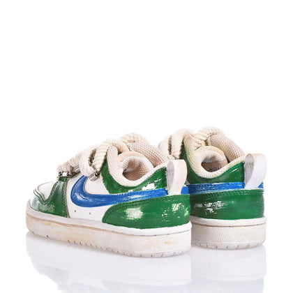 Nike Junior Green Vintage Court Vision Dipinto,Special