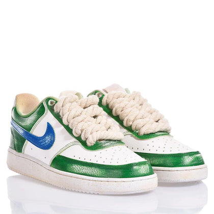 Nike Green Vintage Court Vision Dipinto,Special