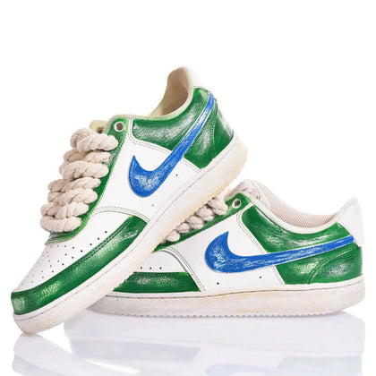 Nike Green Vintage Court Vision Dipinto,Special