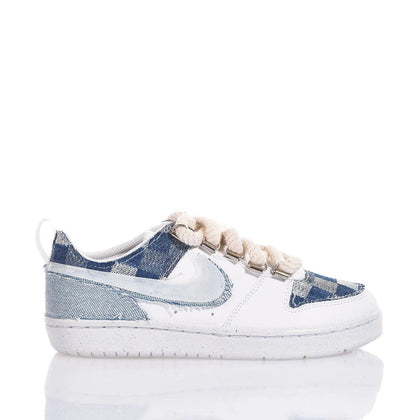 Nike Junior Denim Check Court Vision