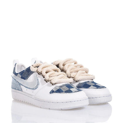 Nike Junior Denim Check Court Vision