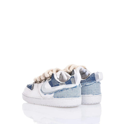 Nike Baby Denim Check Court Vision