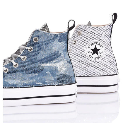 Converse Platform Denim Camo Platform Animalier