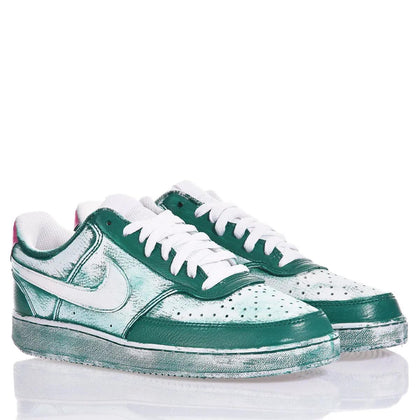 Nike Green Game Court Vision Dipinto