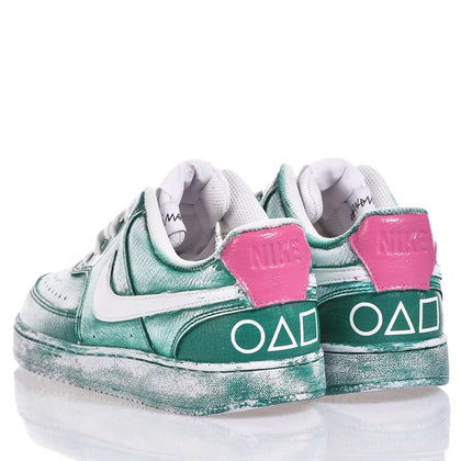 Nike Green Game Court Vision Dipinto