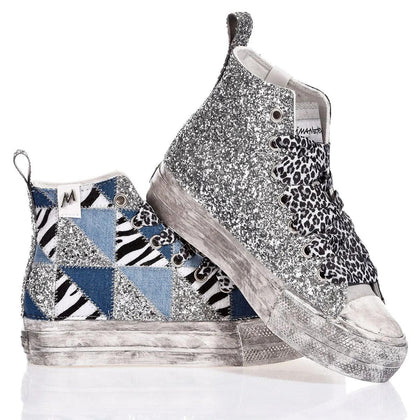 Mimanera Airlines Platform Denim Patch Airlines Platform Animalier,Delavato,Glitter,Special