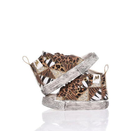 Mimanera Airlines Baby Jungle Patch Airlines Animalier,Delavato,Glitter