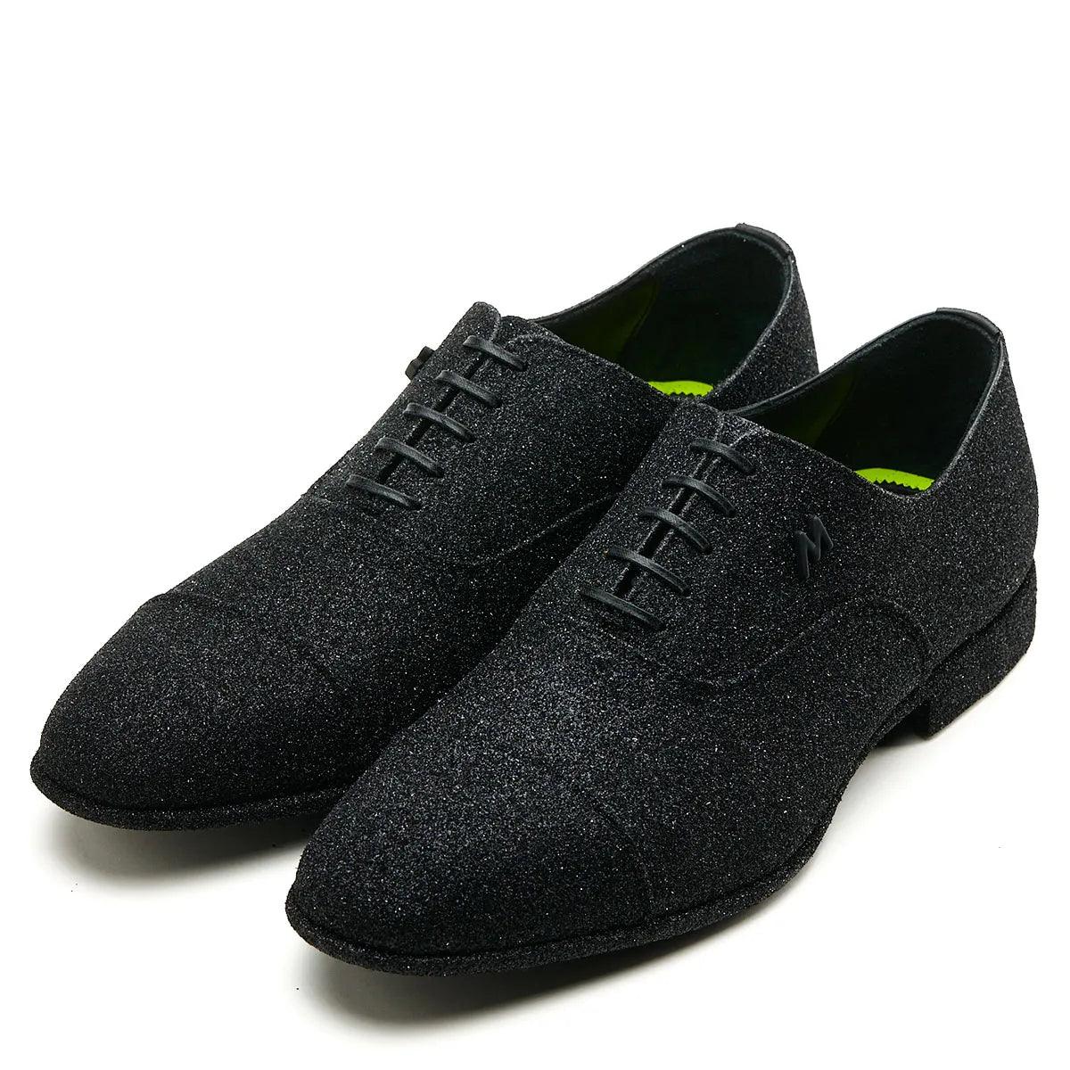 glitter dress up shoes Classic Laces Up Shoes In Glitter. 26 Grey-black