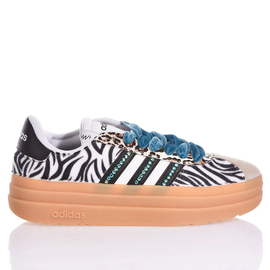 Adidas Bold Zebra Teal Adidas