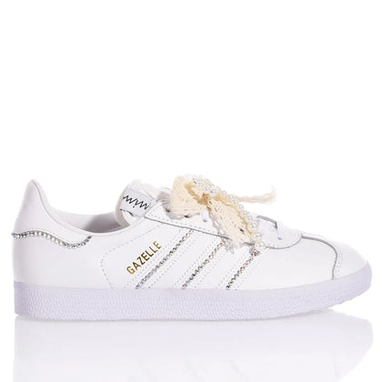 Adidas Gazelle White Glam Adidas