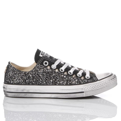 Converse Glitter Black Ox Chuck Taylor Basse Glitter