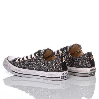 Converse Glitter Black Ox Chuck Taylor Basse Glitter