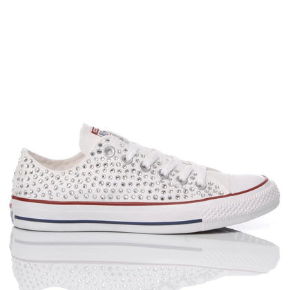 Converse Swarovski White Ox Chuck Taylor Basse Swarovski