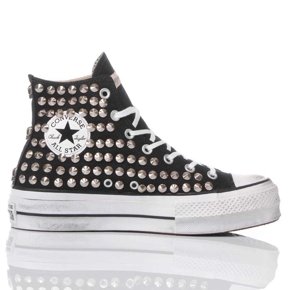 chuck all stars platform borchie Converse Platform Studs Black