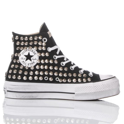 Converse Platform Borchie Nera Platform Borchie