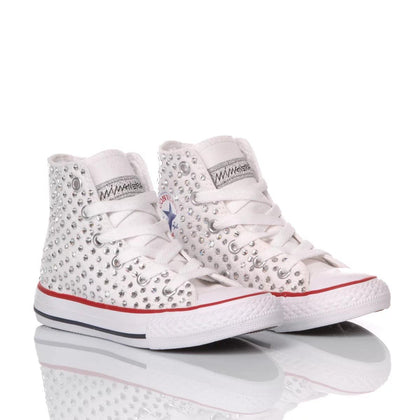 Converse Junior Swarovski Bianca Chuck Taylor Hi Swarovski