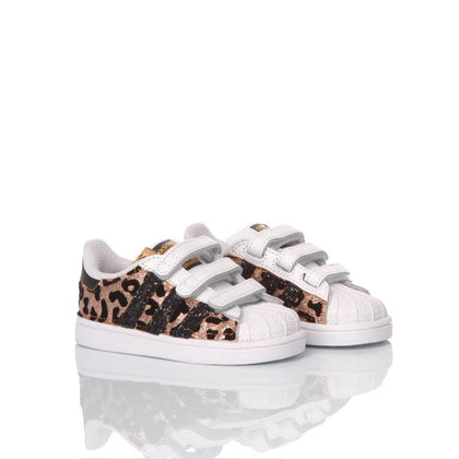 Adidas Superstar Baby Leo Gold Superstar Animalier,Glitter