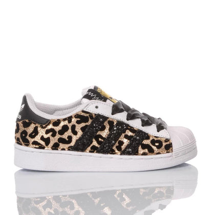 Adidas Superstar Junior Leo Gold Superstar Animalier