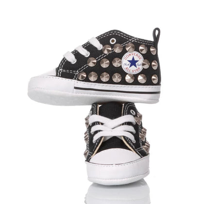 Converse Culla Borchie Nera Chuck Taylor Hi Borchie