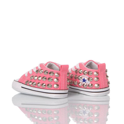 Converse Culla Borchie Rosa Chuck Taylor Hi Borchie