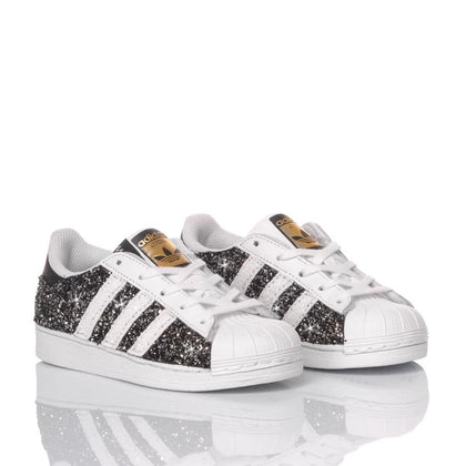 Adidas Superstar Junior Glitter Black Superstar Glitter