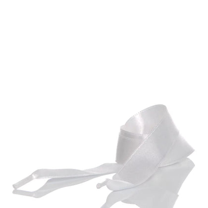 Lacci Raso Bianco 90 cm