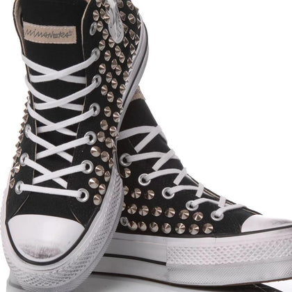 Converse Platform Borchie Nera Platform Borchie