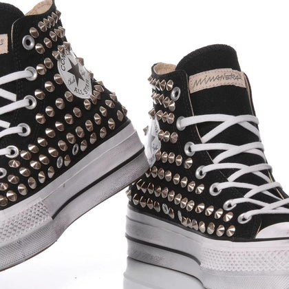 Converse Platform Borchie Nera Platform Borchie