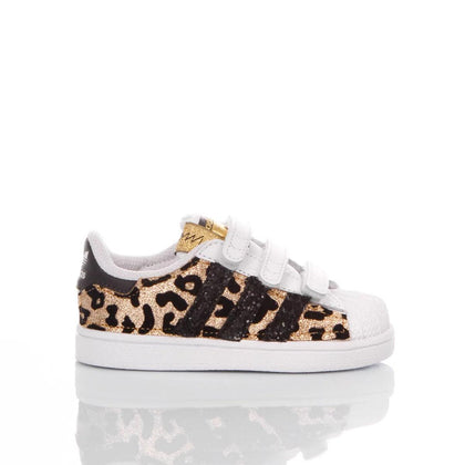 Adidas Superstar Baby Leo Gold Superstar Animalier,Glitter