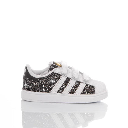 Adidas Superstar Baby Glitter Black Superstar Glitter
