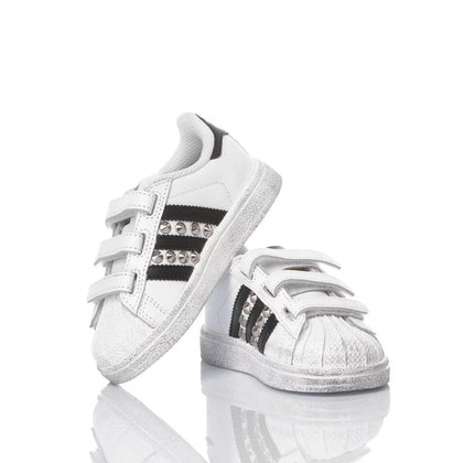 Adidas Superstar Baby London Silver Superstar Borchie