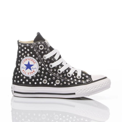 Converse Junior Swarovski Nero Chuck Taylor Hi Swarovski