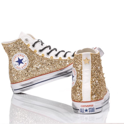 Converse Glitter Gold Chuck Taylor Hi Glitter