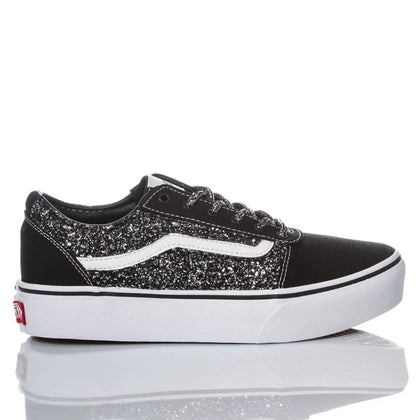 Vans Platform Glitter Black Old Skool Platform Glitter