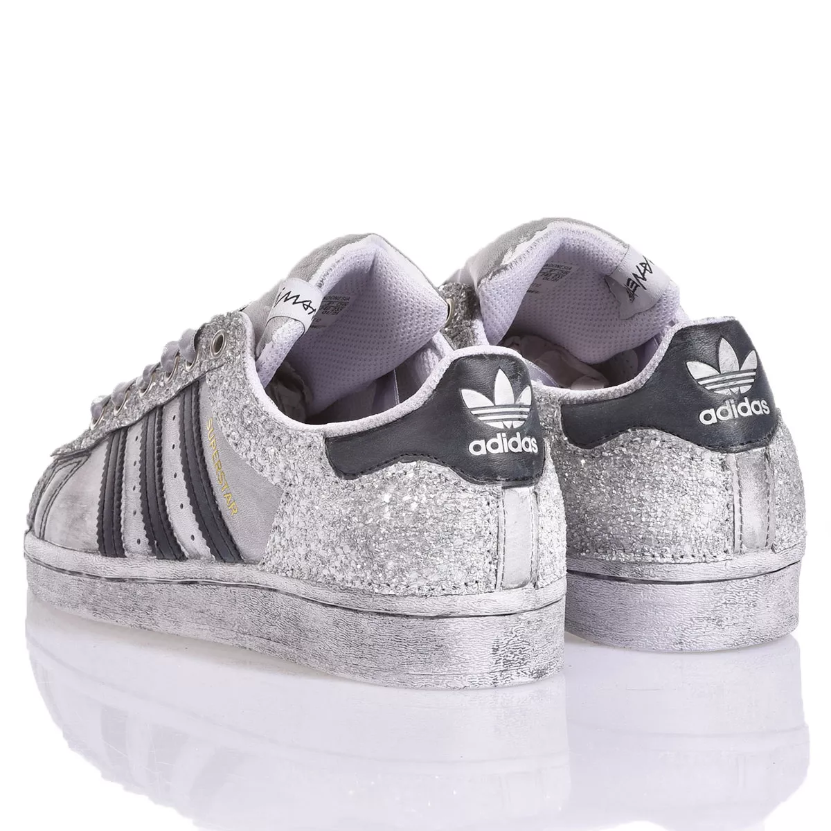 Adidas Superstar Bright Silver Superstar Glitter