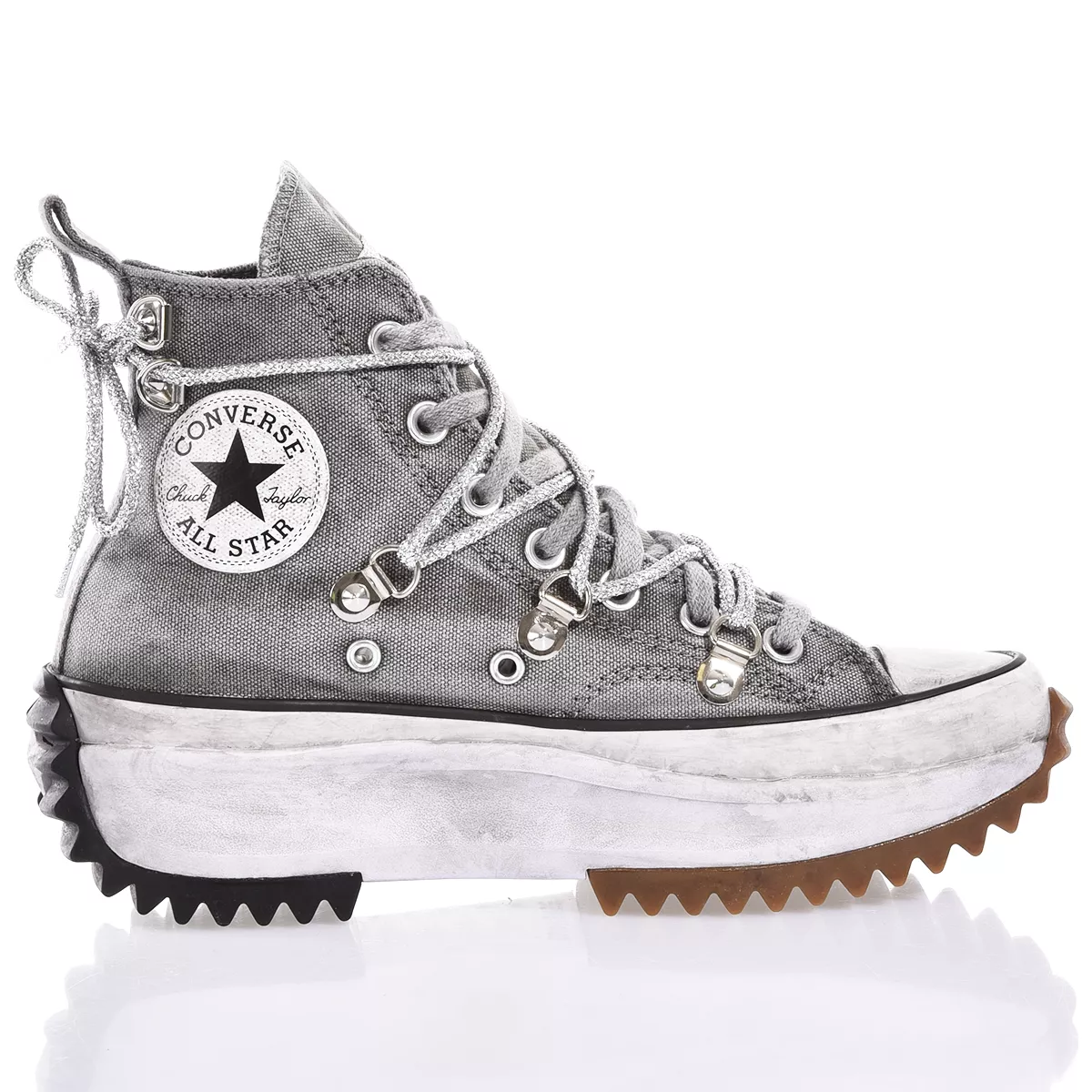 Converse Hike Run Limited Overlaces Plateforme Paillettes